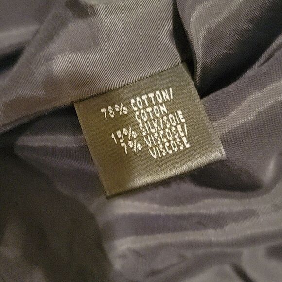 Lafayette 148 black/white print blazer size 6 silk blend - Picture 7 of 8